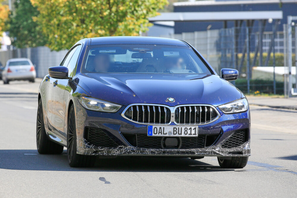 新型 アルピナ B8 グランクーペ プロトタイプ スパイショット フロント