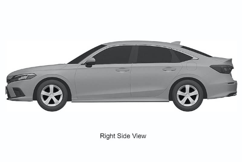 次期新型 ホンダ シビック 流出特許画像 ボディサイド