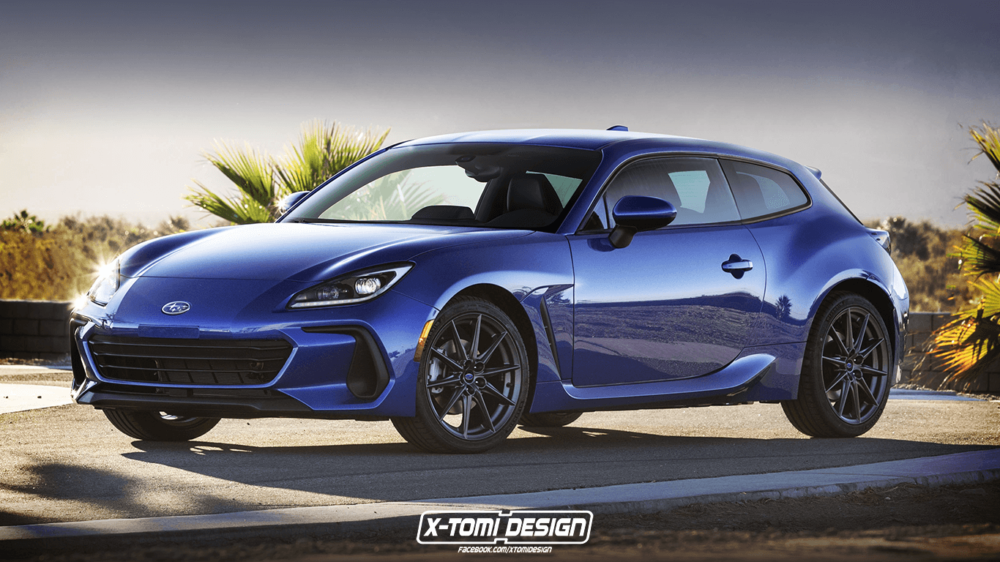 スバル BRZ ステーションワゴンの予想CG