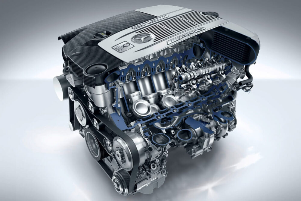 メルセデスAMG S65クーペ 2014年式のV12エンジン