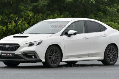 スバル新型WRXのレンタリング画像がリーク!レヴォーグとスタイルを共有か?