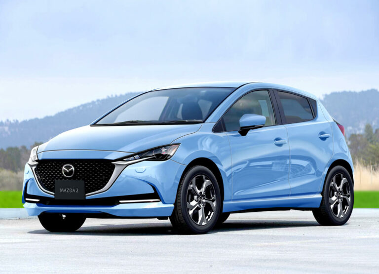 次期新型mazda2（マツダ2）の予想デザインは現行mazda6（マツダ6）と似たような外観になると予想されます。