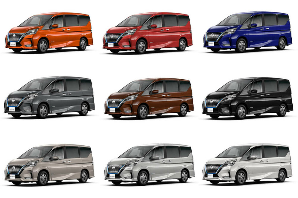 日産 5代目セレナのボディカラー一覧画像(モノトーン)