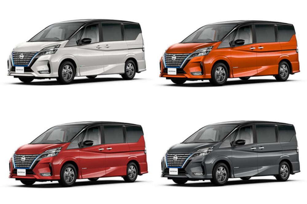 日産 5代目セレナのボディカラー一覧画像(ツートーン)
