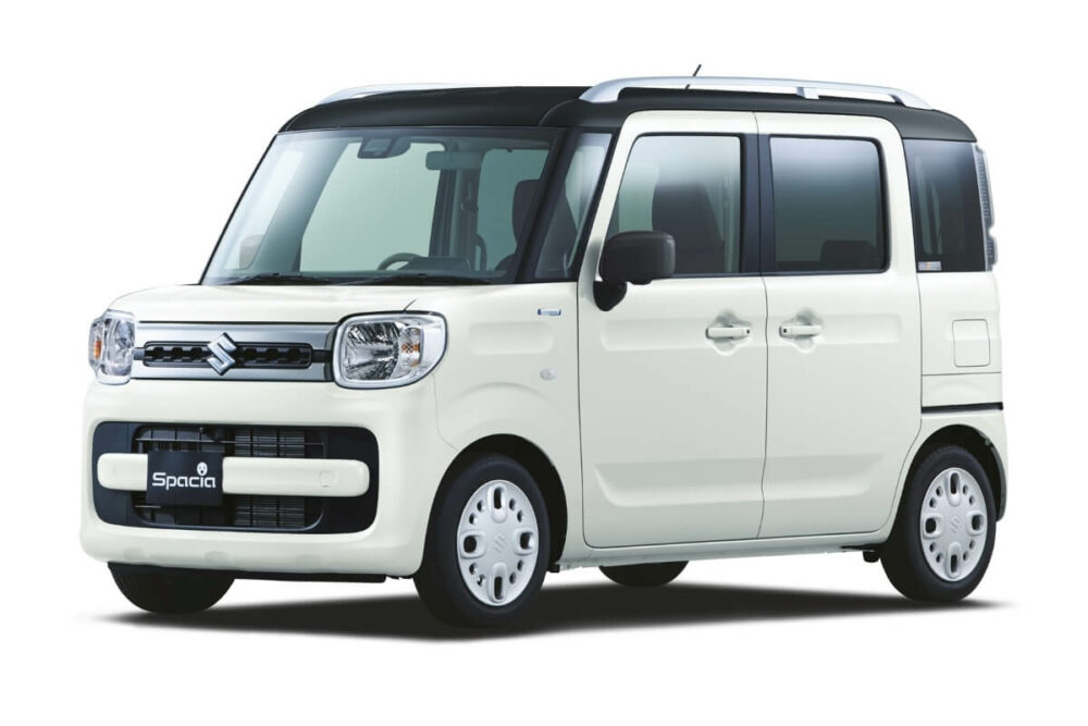 スズキ 2代目スペーシア HYBRID X フロント