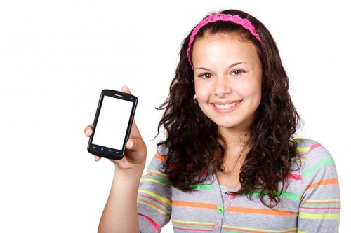 スマホ 女性