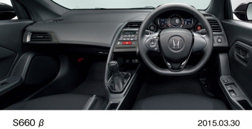 ホンダ S660 β(6MT) 2015年型 インパネ