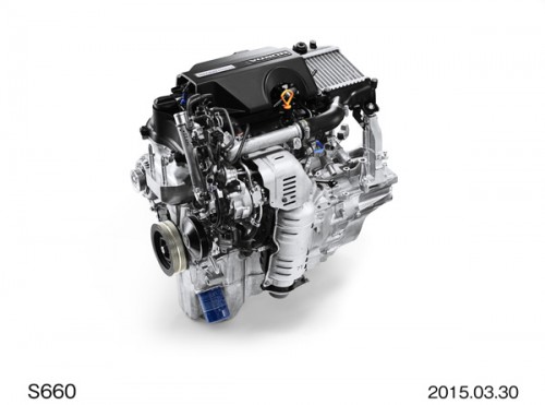 ホンダ S660 2015年型 直列3気筒・DOHCターボエンジン