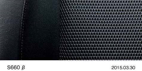ホンダ S660 β 2015年型 スポーツファブリックシート