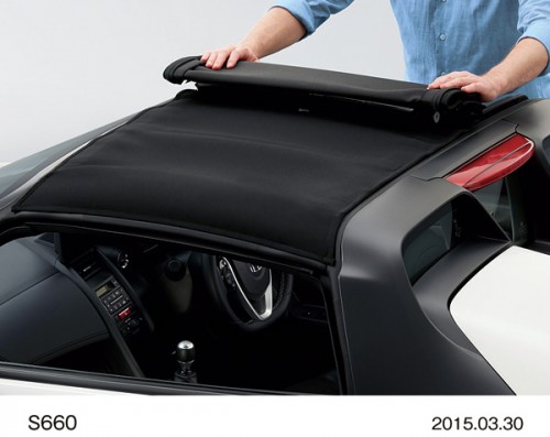 ホンダ S660 2015年型 ロールトップ脱着イメージ