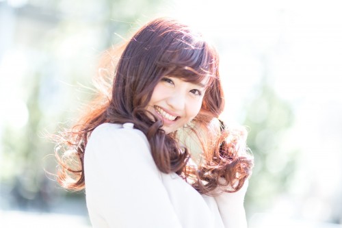 女性 笑顔