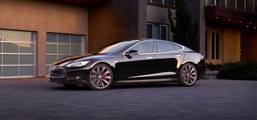 テスラ モデルS ブラック
