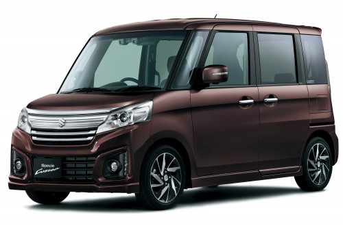スズキ スペーシアカスタム 2015年型 XS ブラウン