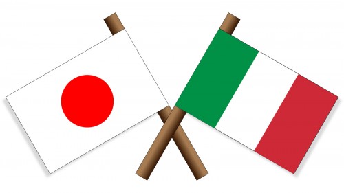 日本 イタリア 国旗