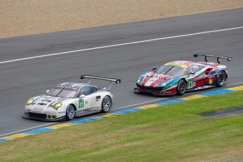 ル・マン ポルシェ 911 RSR フェラーリ 488 GTE