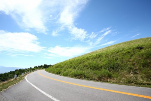 道路 山 ドライブ