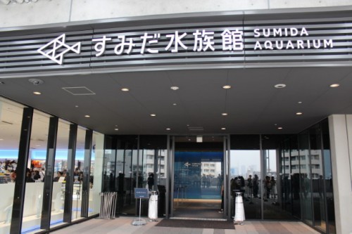 すみだ水族館入り口の画像