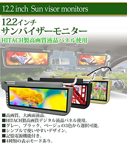 サンバイザーモニター DW 高画質デジタル液晶