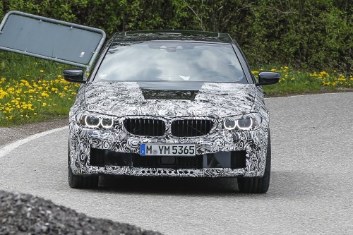 新型 BMW M5 テスト車両 2017年5月