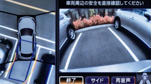 スカイラインクロスオーバー・アラウンドビューモニター
