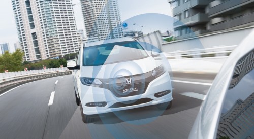 ホンダ ヴェゼル Honda SENSING ACC〈 アダプティブ・クルーズ・コントロール〉作動イメージ