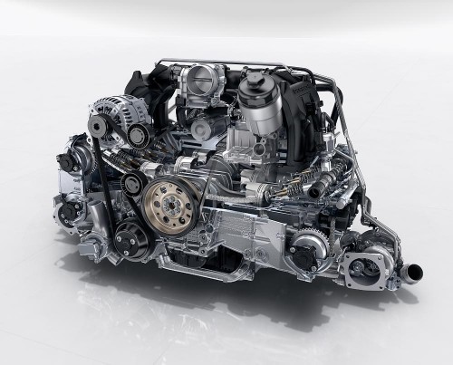 2016年式ポルシェカレラエンジン 3.0リッターツインターボ