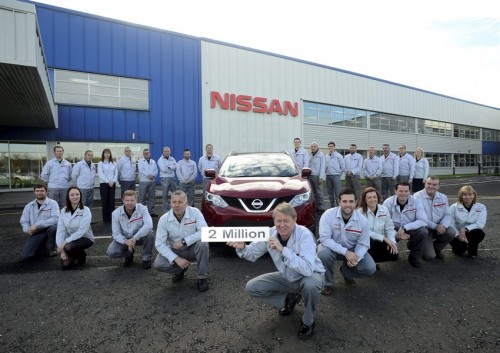 英国日産向上 キャシュカイ 製造 200万台突破