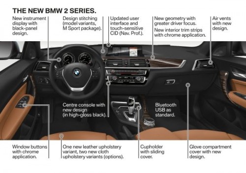 BMW 新型 2シリーズ クーペ カブリオレ 内装