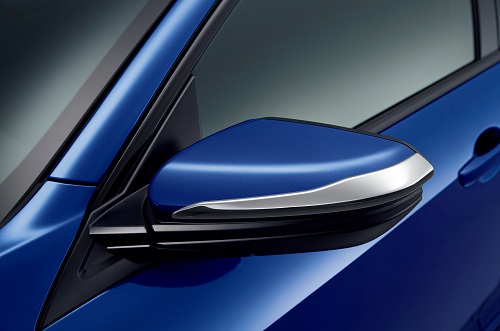 ドアミラーガーニッシュ(クロームメッキ/左右セット)Premium Sporty for HATCHBACK 新型シビックハッチバグ