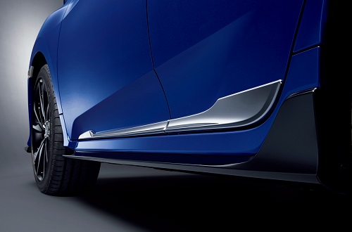ドアロアガーニッシュ(クロームメッキ/フロント・リア用左右4枚セット)Premium Sporty for HATCHBACK 新型シビックハッチバッグ