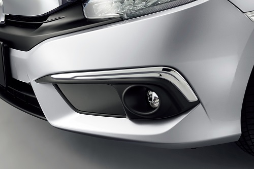 新型シビックセダン フォグライトガーニッシュ(クロームメッキ/左右セット)Premium Sporty for SEDAN