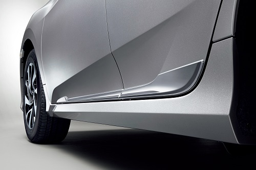 新型シビックセダン ドアロアガーニッシュ(クロームメッキ/フロント・リア用左右4枚セット)Premium Sporty for SEDAN