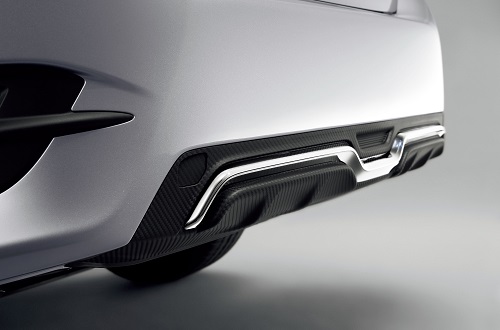新型シビックセダン リアディフューザー(カーボン調/クロームメッキ)Premium Sporty for SEDAN