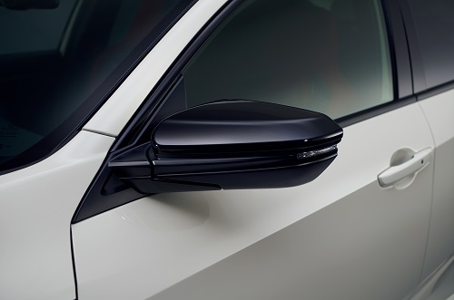 ホンダ新型シビックタイプR ドアミラーカバー(左右セット)クリスタルブラック・パール