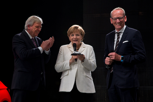 2015年 フランクフルトモーターショー メルケル首相