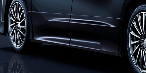 新型 ヴェルファイア モデリスタ admiration サイドスカート