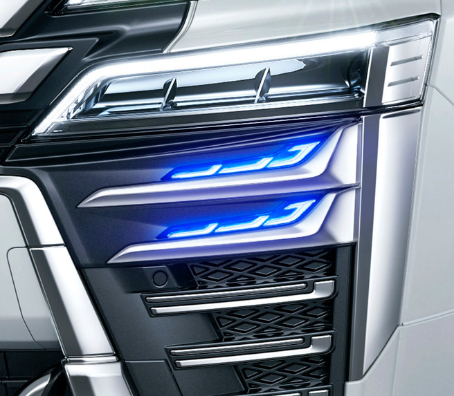 新型 ヴェルファイア エアロボディ モデリスタ シグネチャーイルミブレード