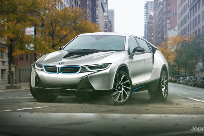 BMW i8 予想レンダリングCG