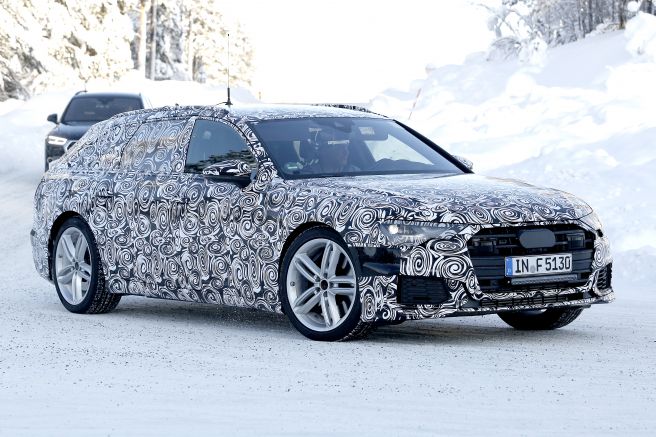 アウディ新型S6アバント スパイショット 2018年