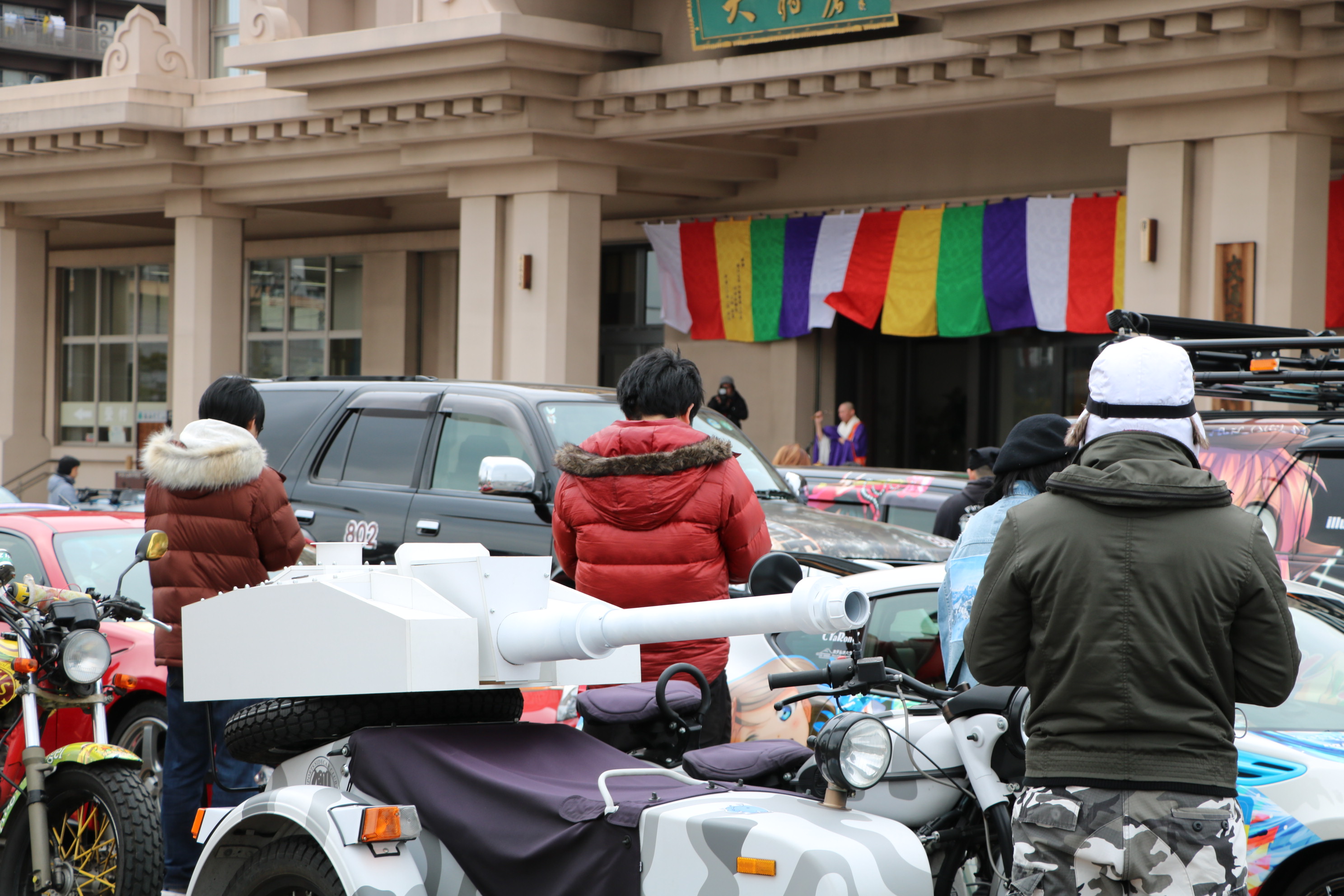 史上初 痛車 痛バイク交通安全祈願を開催 川崎大師に約100台の痛車が集結 Moby モビー
