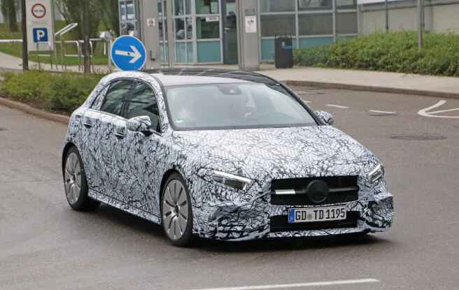 メルセデス・ベンツ AMG A35 スパイショット 2018年