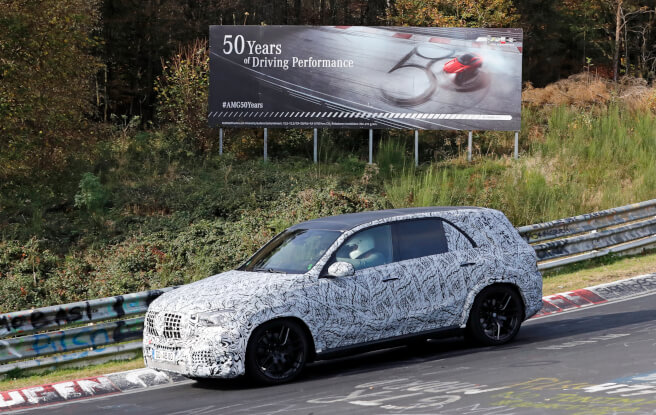 AMG GLE 63S スパイショット 2018年