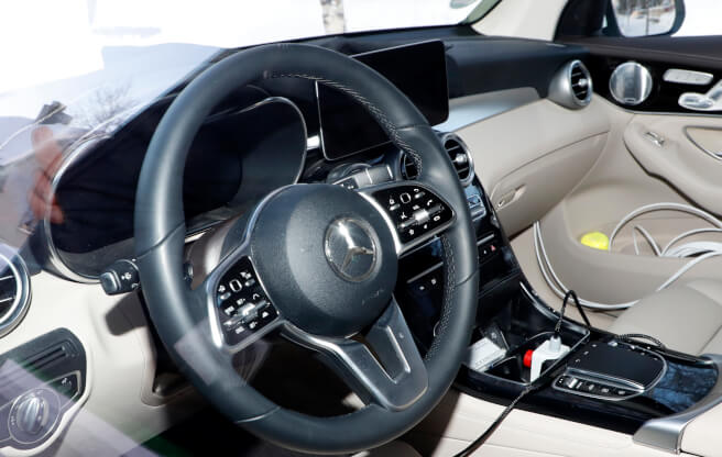 メルセデス・ベンツ 新型 GLC プロトタイプ 内装 2018