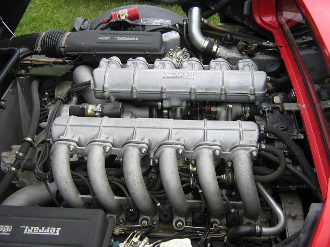 フェラーリ512BBi エンジン