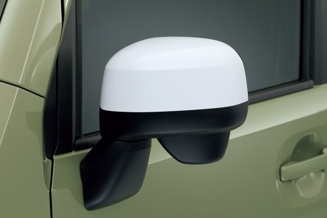 ホンダ N-VAN ドアミラーカバー ホワイト