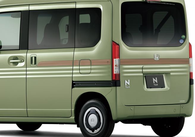 ホンダ N-VAN デカール例 ウッド