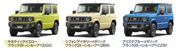新型 ジムニー 2トーンカラー