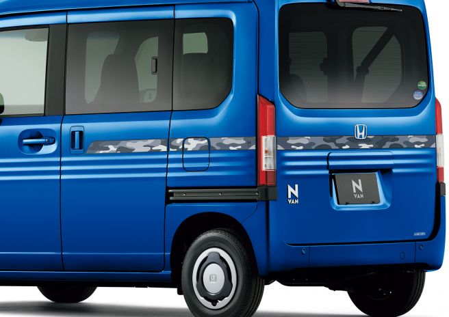 ホンダ N-VAN デカール例 カモフラージュ