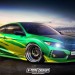 ホンダ シビック クーペの究極カスタム?オーバーフェンダーでワイド化&ツライチがかっこいい!