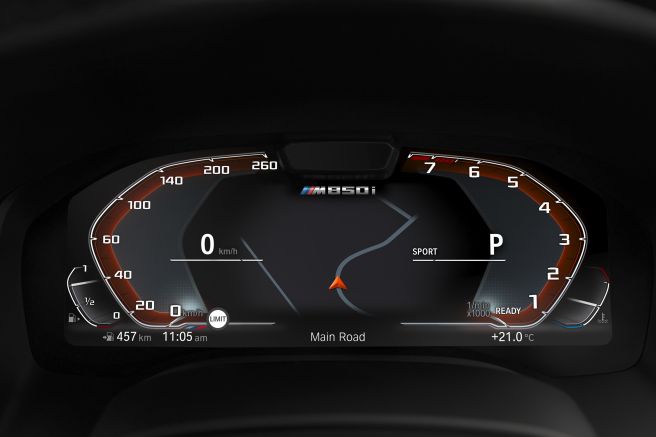 BMW 8シリーズ クーメーターパネル_2018